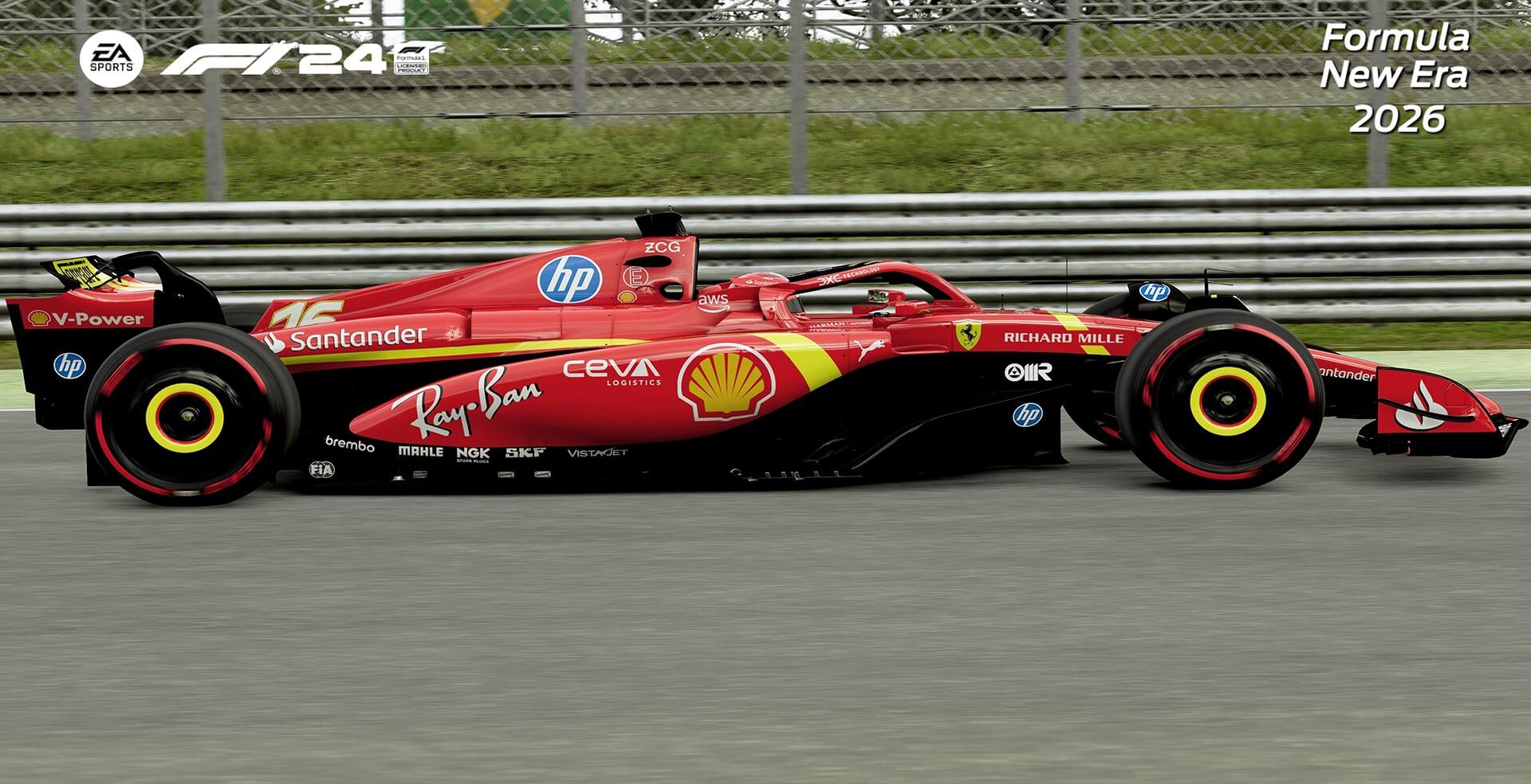 F1 24 法拉利车队 2026 套件(499P 勒芒风格) 替换原车队_Modfans