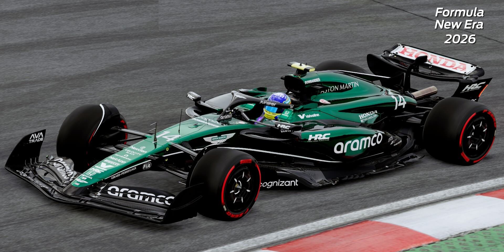 F1 24    阿斯顿马丁-本田 2026 终极套件  替换原车队_ModFans