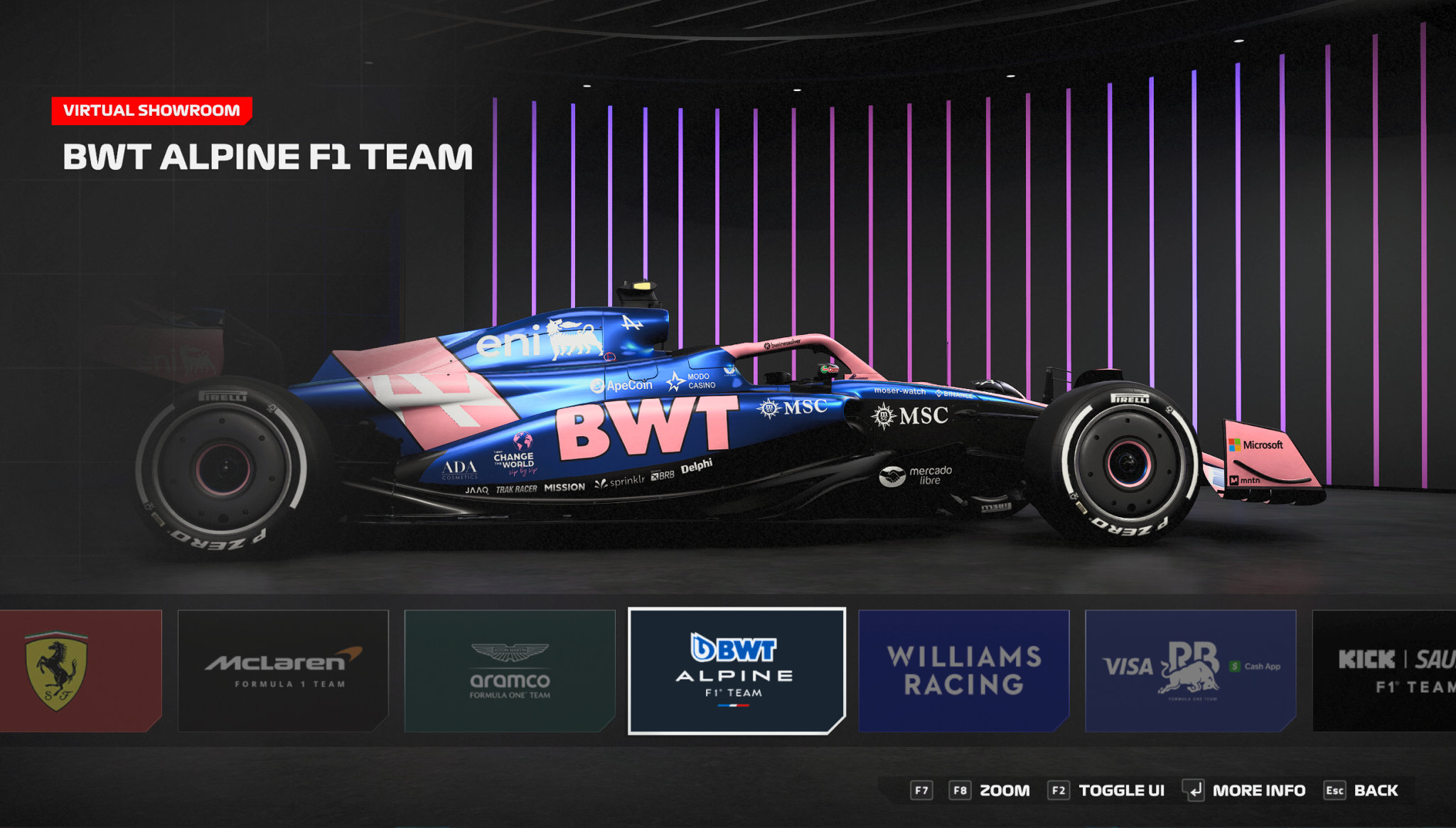 F1 24 阿尔派A525涂装    替换原车队_ModFans