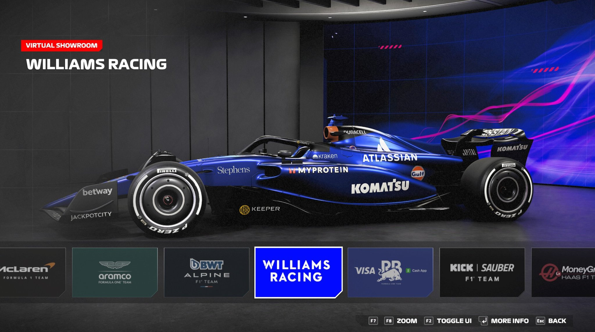 F1 24 威廉姆斯FW47涂装    替换原车队_ModFans