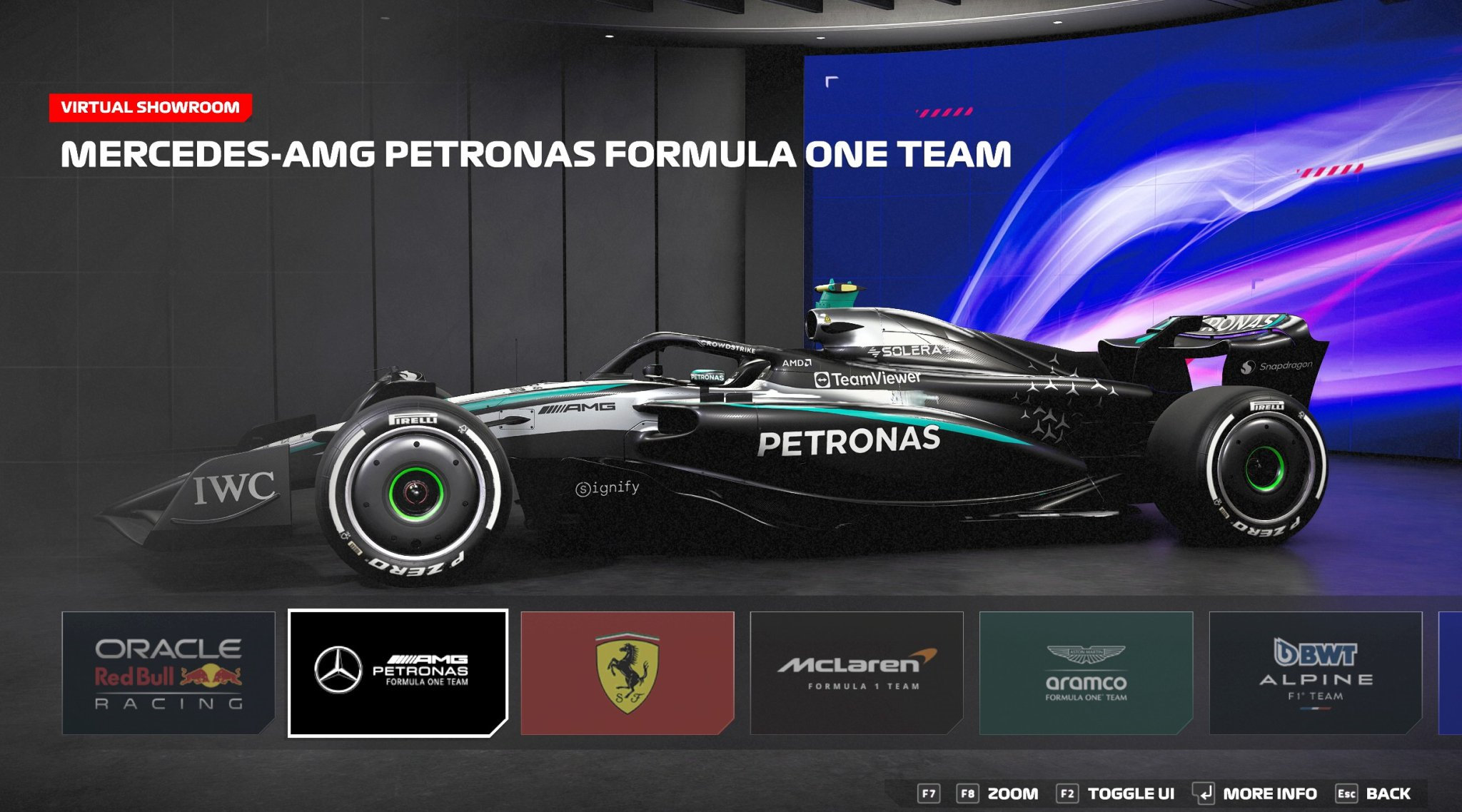 F1 24 梅赛德斯马石油AMG W-16涂装     替换原车队_ModFans