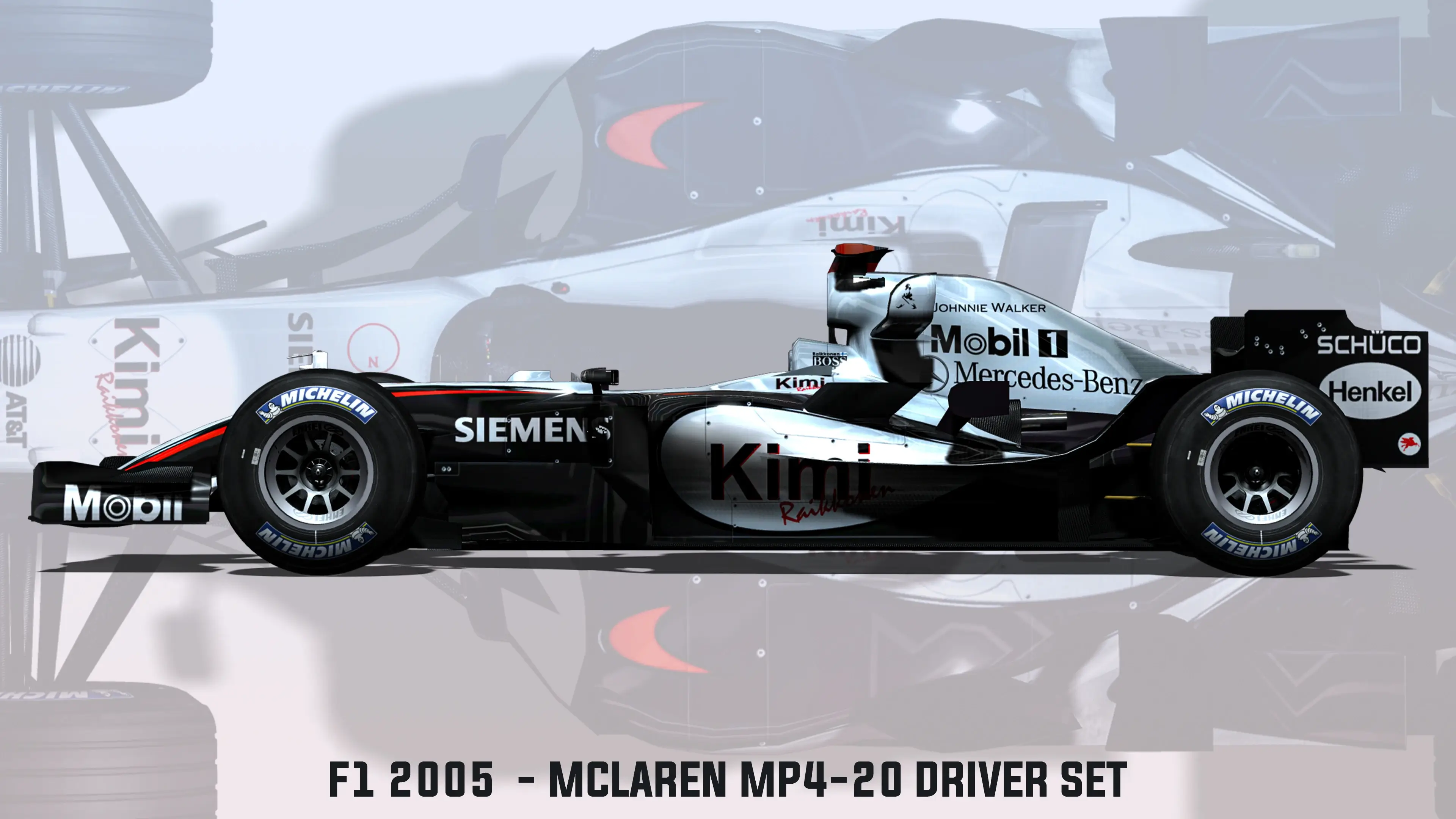 神力科莎    迈凯轮 MP4-20  2005赛季涂装