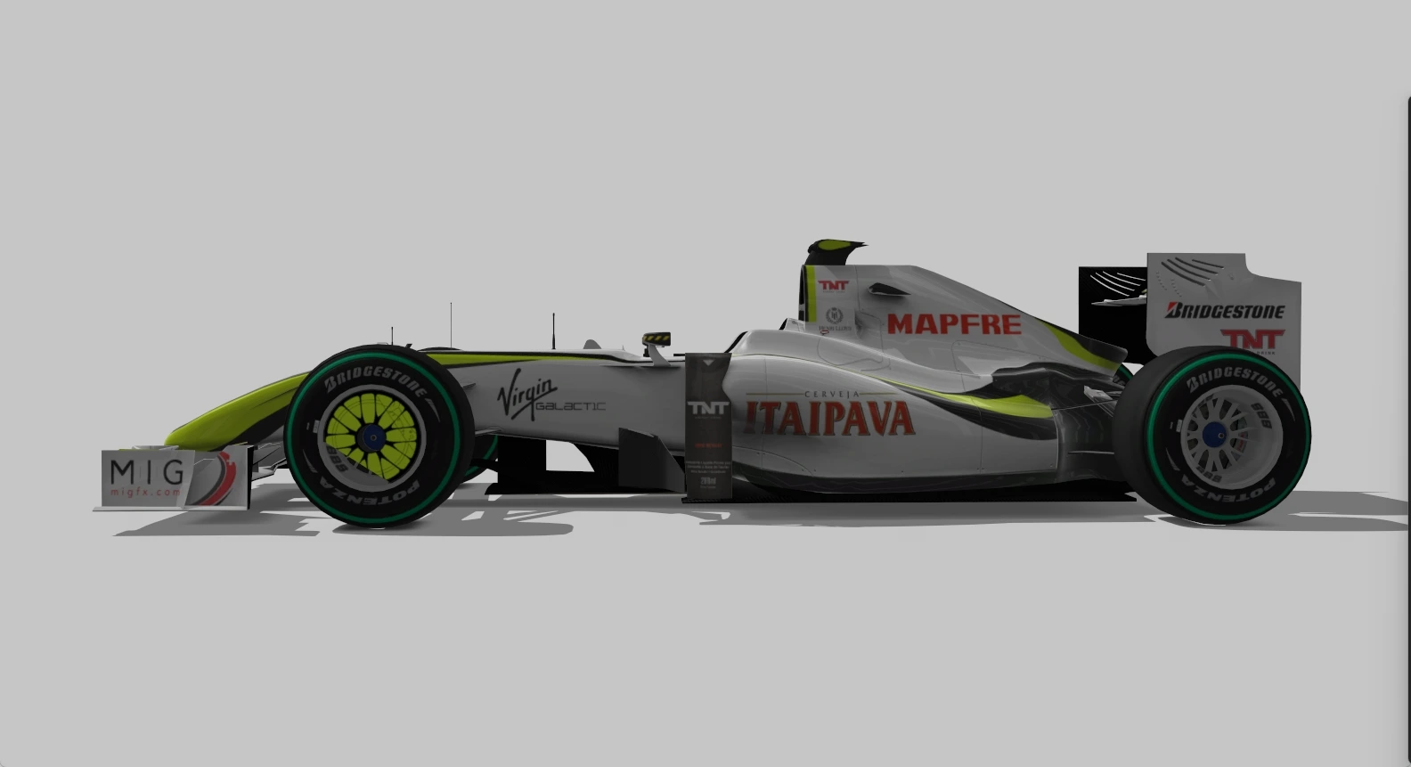 神力科莎    BRAWN GP 2009 冠军套装