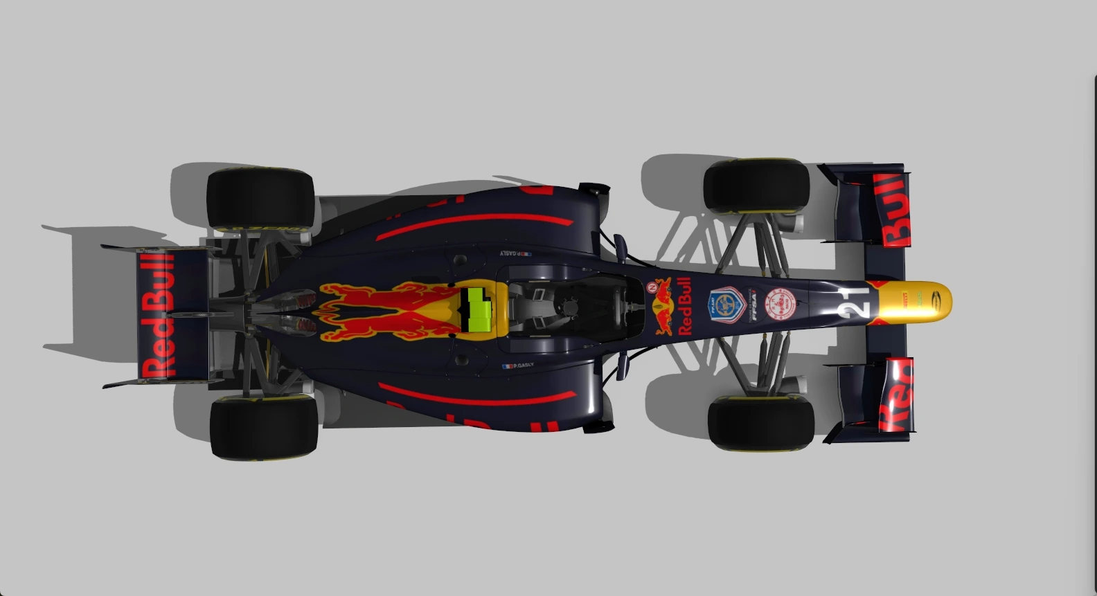 神力科莎    皮埃尔·加斯利 GP2 2016 冠军套装