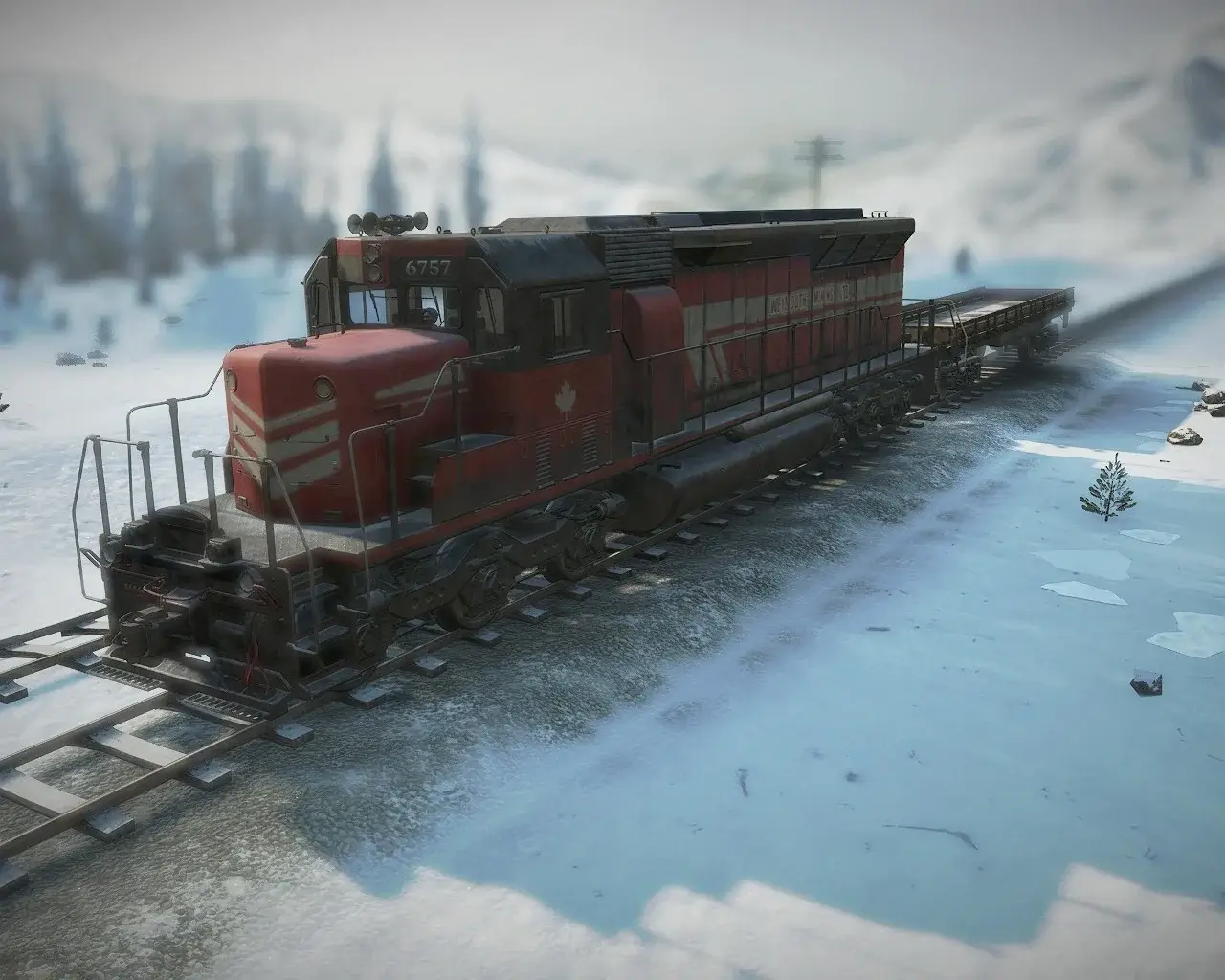 雪地奔驰    可驾驶的火车_ModFans