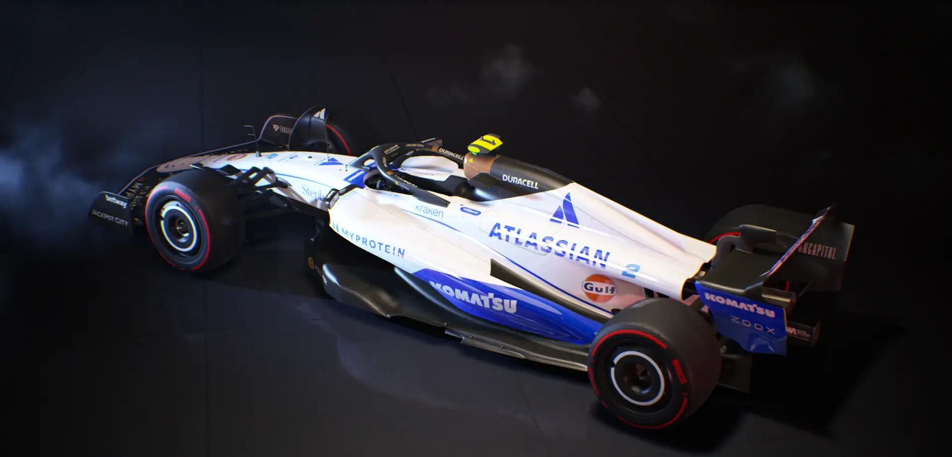 F1车队经理2024   白色威廉姆斯车队涂装  替换原车队_ModFans