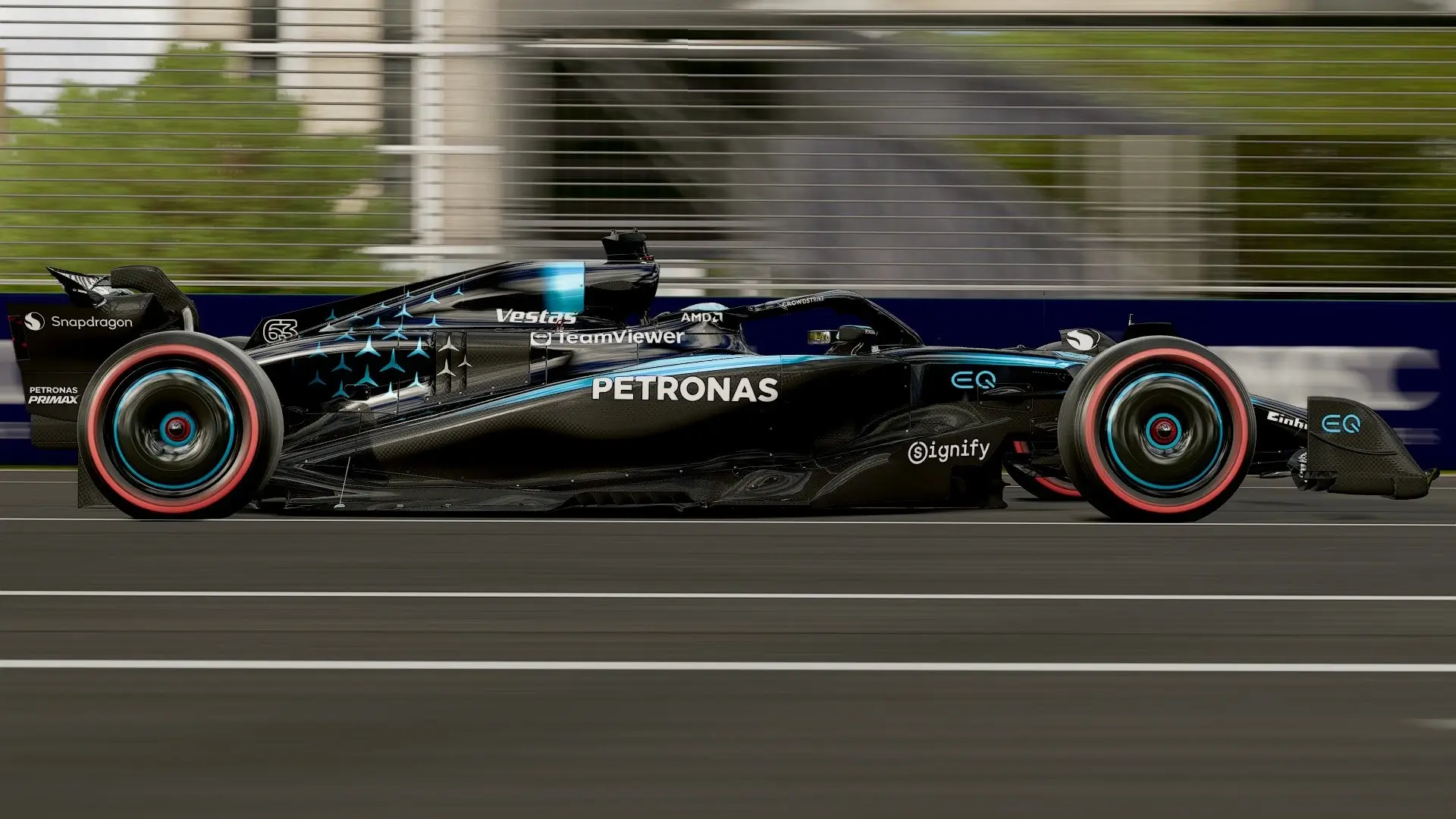 F1 25 奔驰EQ F1车队（黑色）——替换原车队