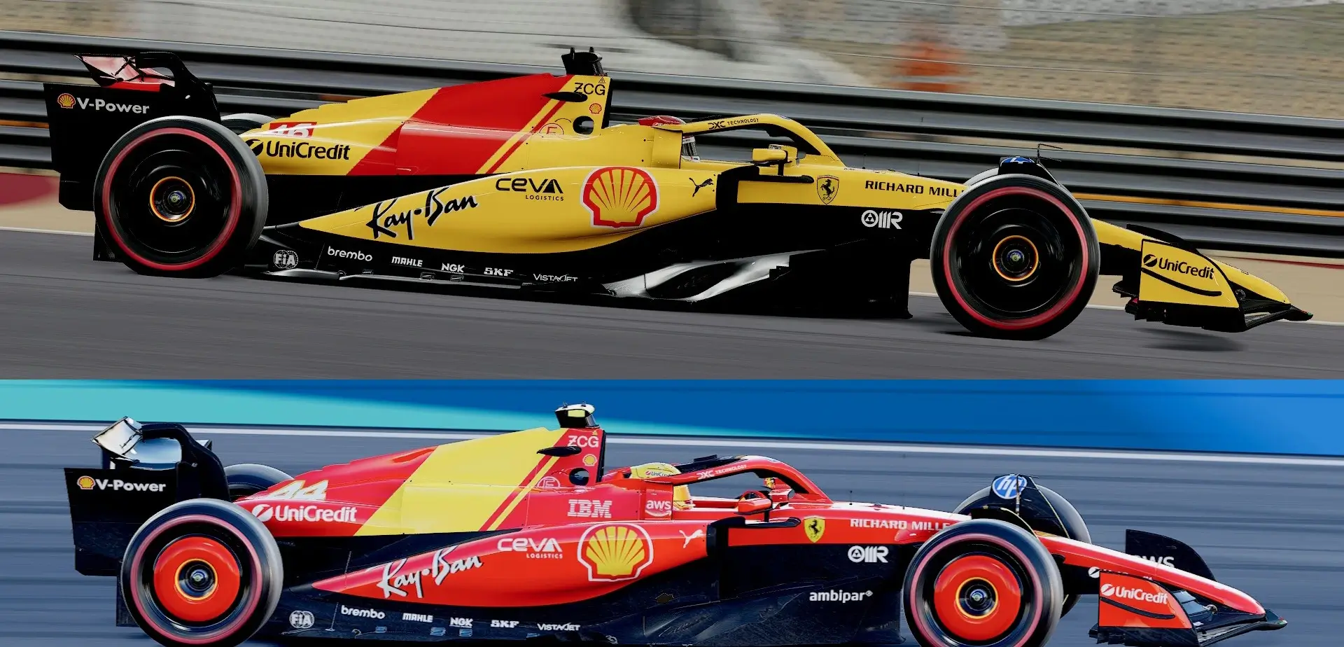 F1 25    致敬勒芒   法拉利全新涂装——替换原车队_ModFans