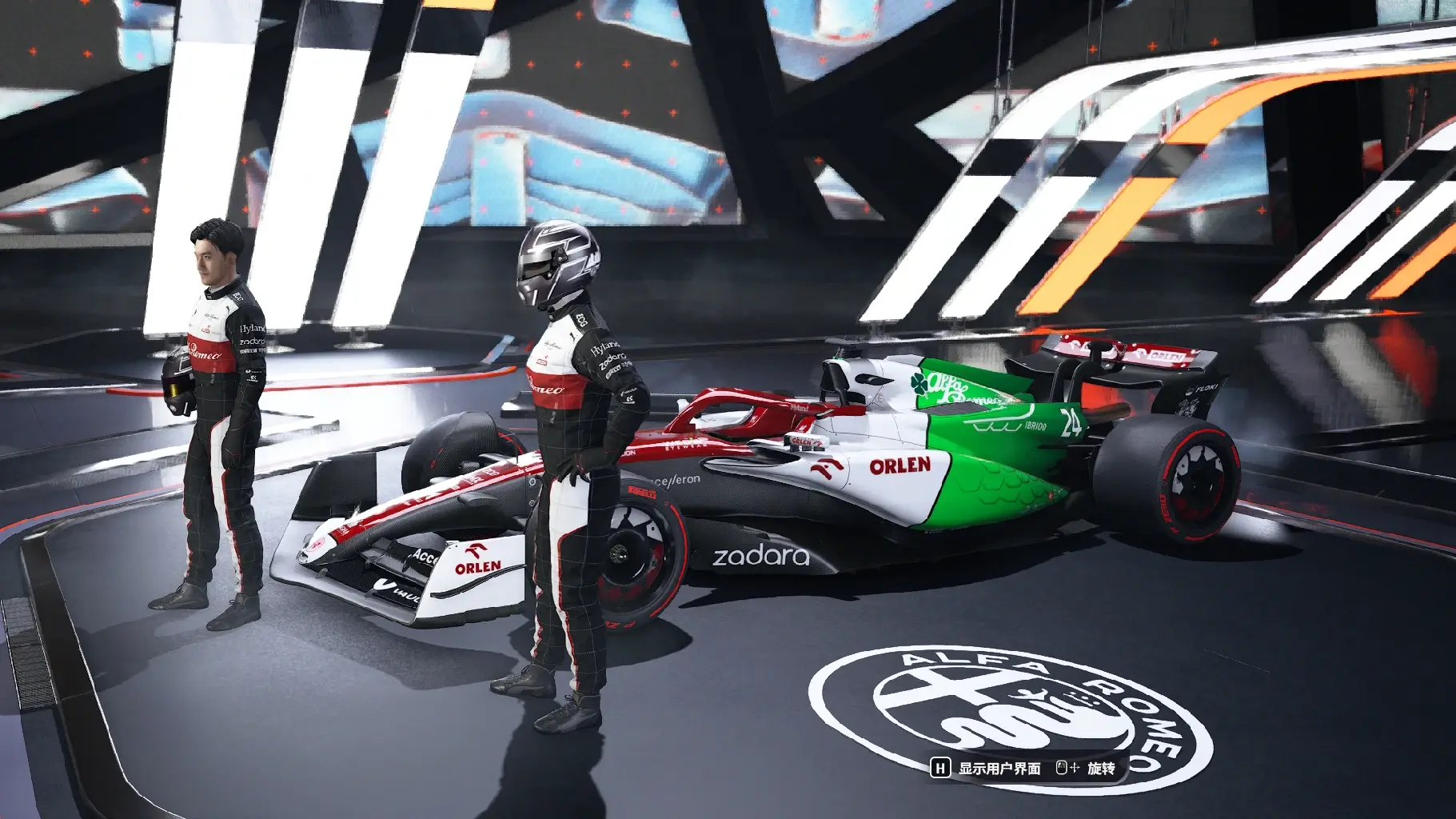 F1车队经理2024    阿罗C42 阿塞拜疆特别涂装   适用于自建车队_ModFans