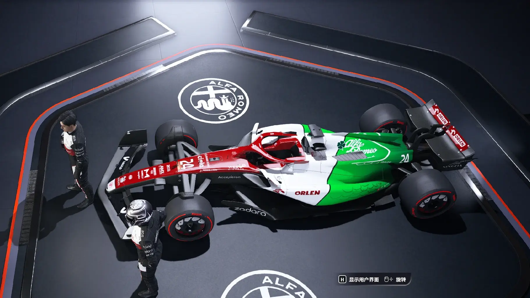 图片[10]_F1车队经理2024    阿罗C42 阿塞拜疆特别涂装   适用于自建车队_ModFans