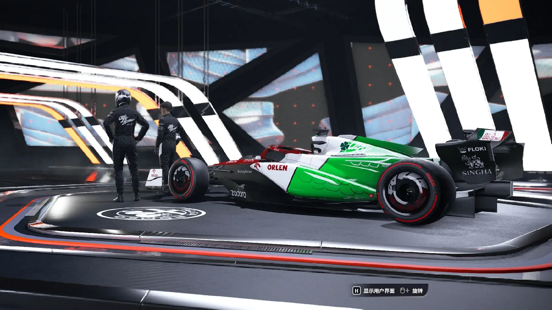 图片[9]_F1车队经理2024    阿罗C42 阿塞拜疆特别涂装   适用于自建车队_ModFans