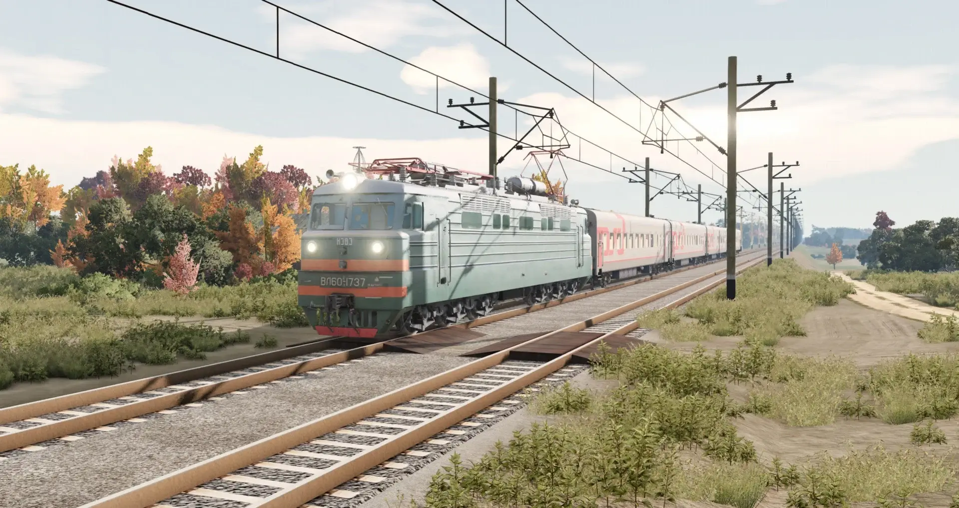 BeamNG.Drive    VL60 俄罗斯火车_ModFans