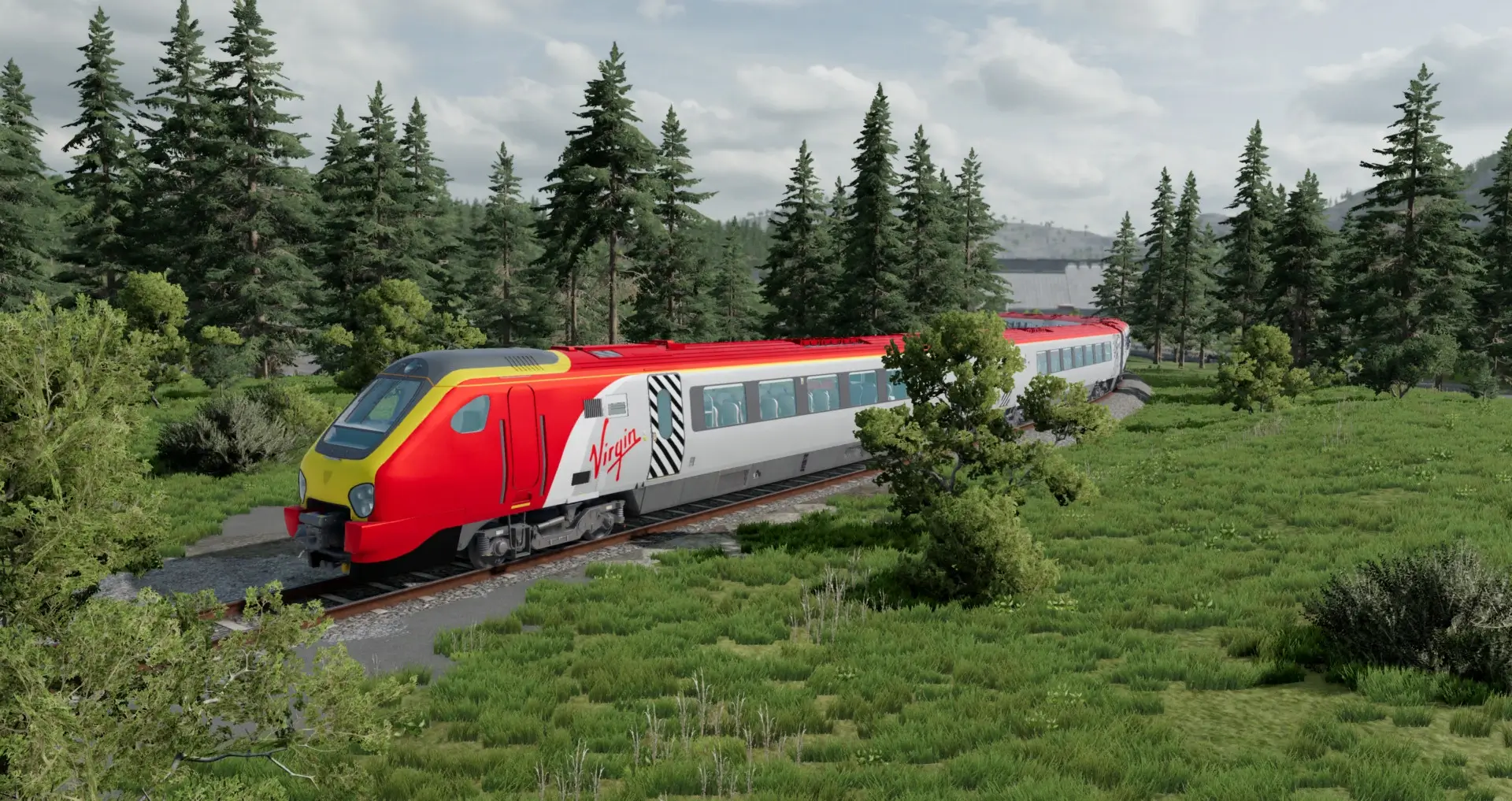 BeamNG.Drive   英国火车 BR 220/221 航海者_ModFans