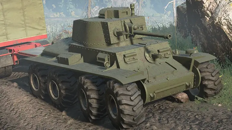 雪地奔驰    轮式坦克_ModFans