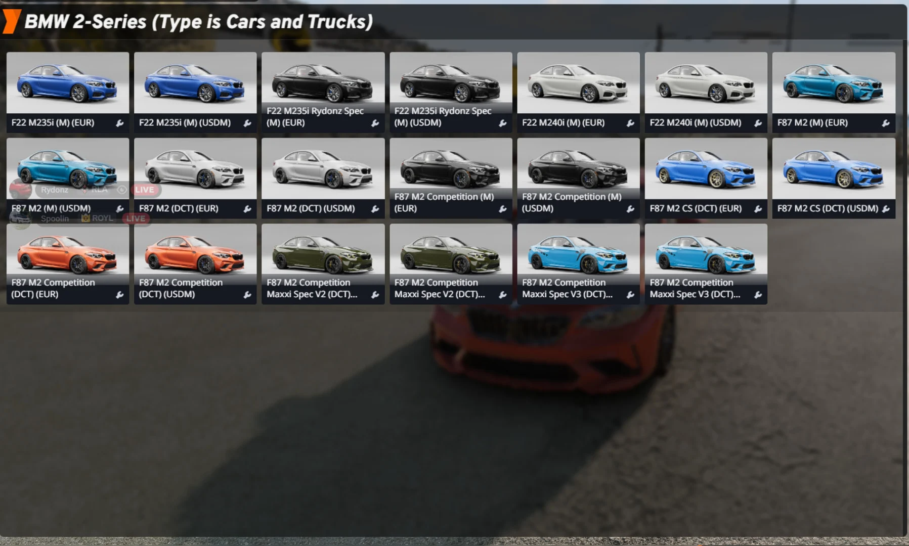 图片[2]_BeamNG.Drive  ⚡?宝马 F87 M2 V1.2（235i，240i，M2）_ModFans