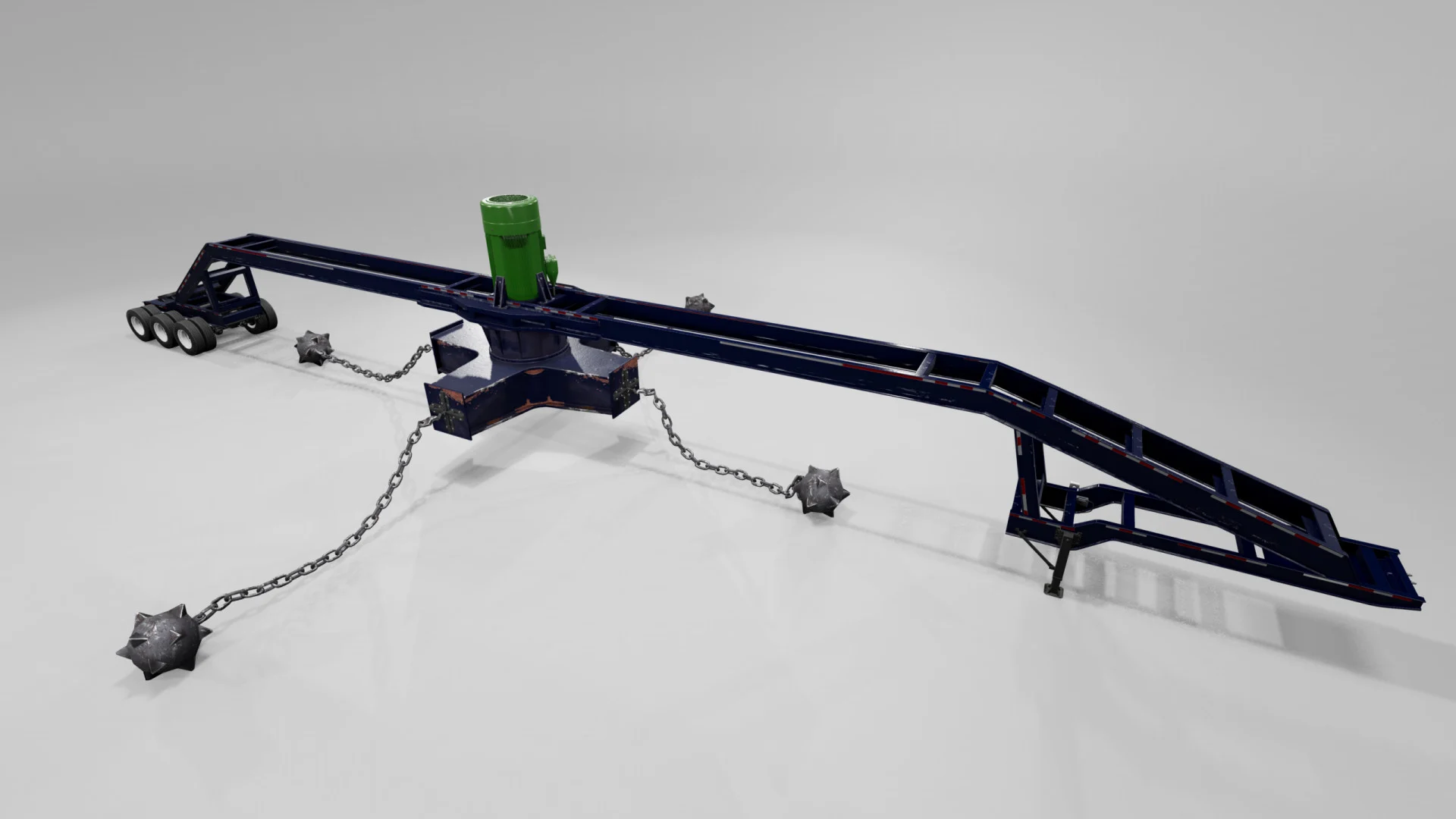 BeamNG.Drive加长连枷拖车_ModFans