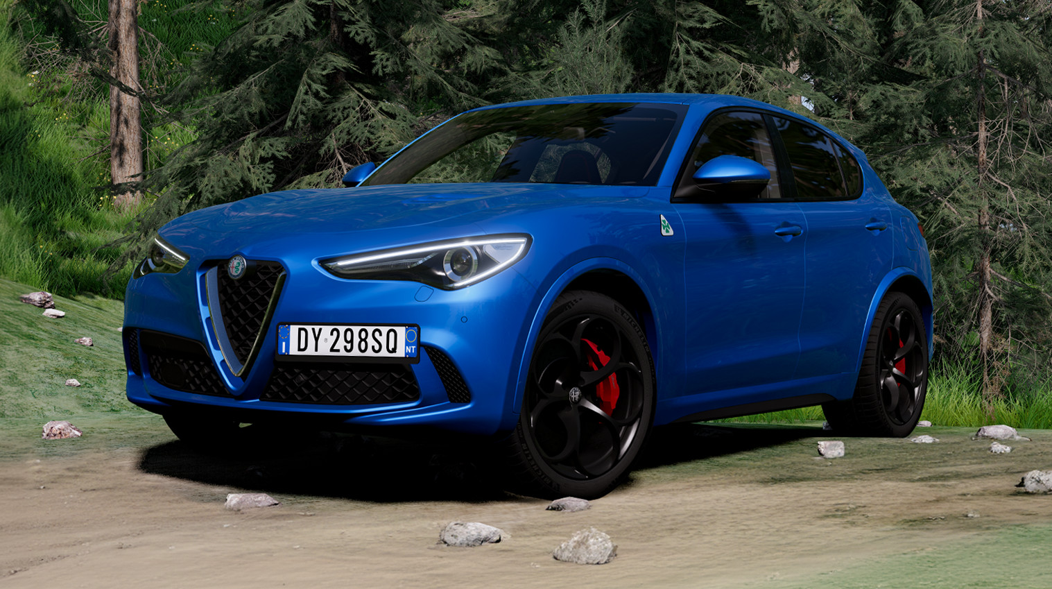 BeamNG.Drive ⚡? 阿尔法罗密欧Stelvio Quadrifoglio_ModFans