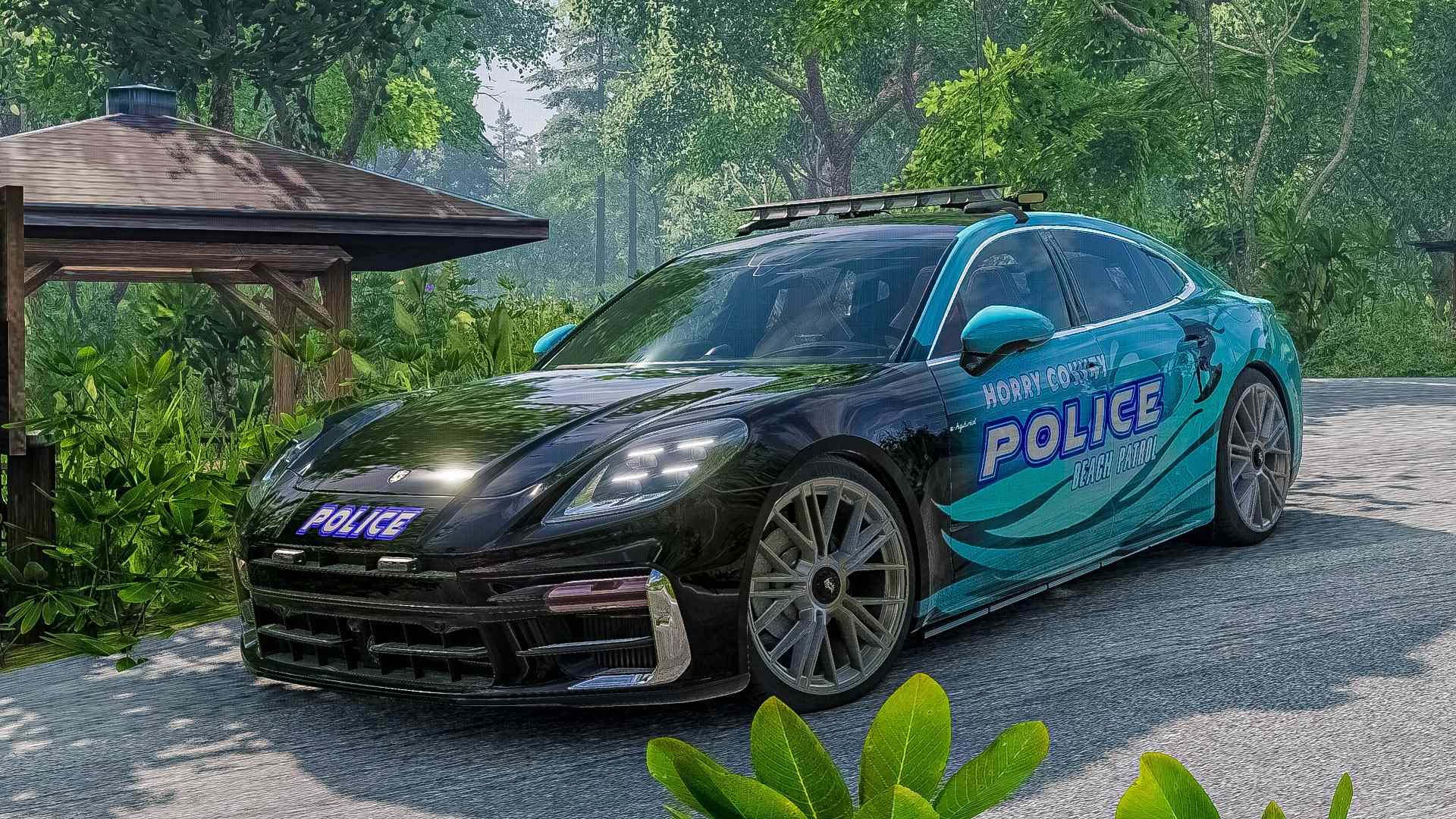 BeamNG.Drive⚡? 保时捷 Panamera 2024 （添加警用涂装）_ModFans