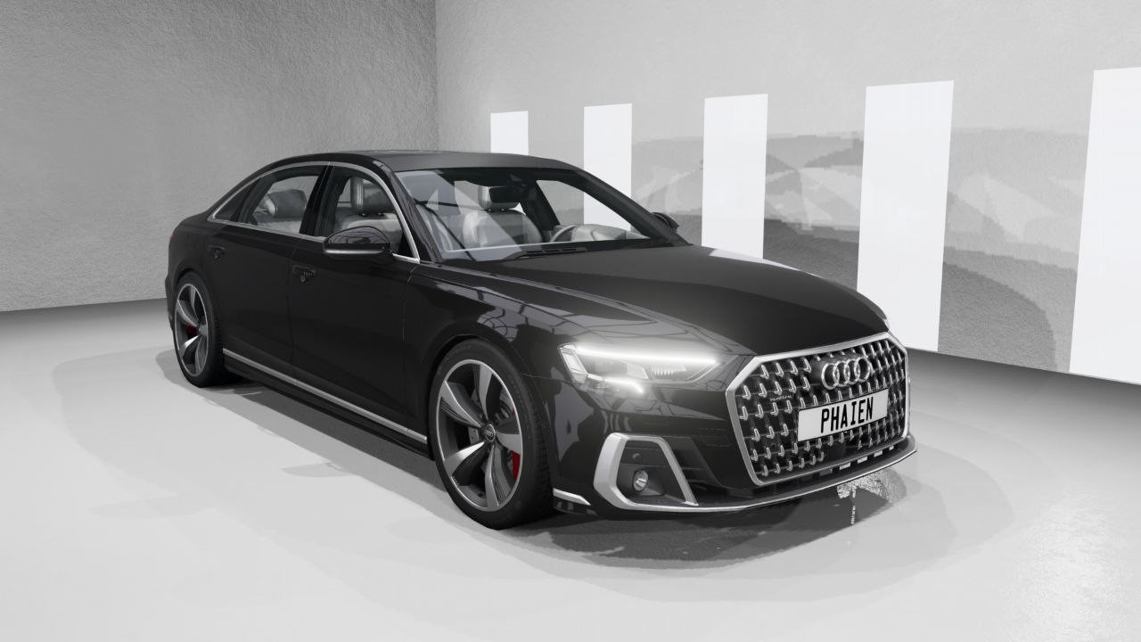 BeamNG.Drive ⚡?奥迪 Audi A8 S8 霍希_ModFans