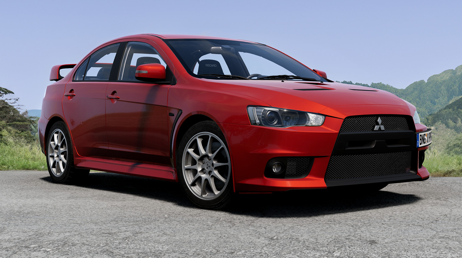 BeamNG.Drive ⚡?三菱EVO Lancer Evolution X_ModFans