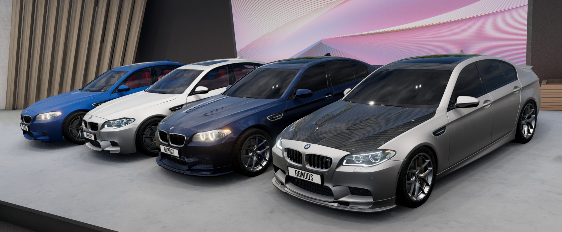 BeamNG.Drive⚡?宝马F10 M5 Racing （35触发器+定制carplay）_ModFans