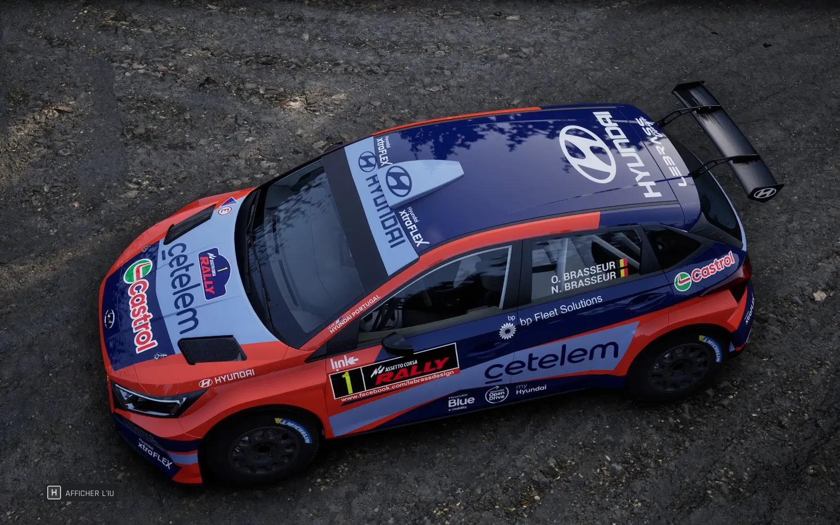 神力科莎：拉力    Huynda i20 Dani Sordo2025年葡萄牙拉力锦标赛冠军涂装_ModFans