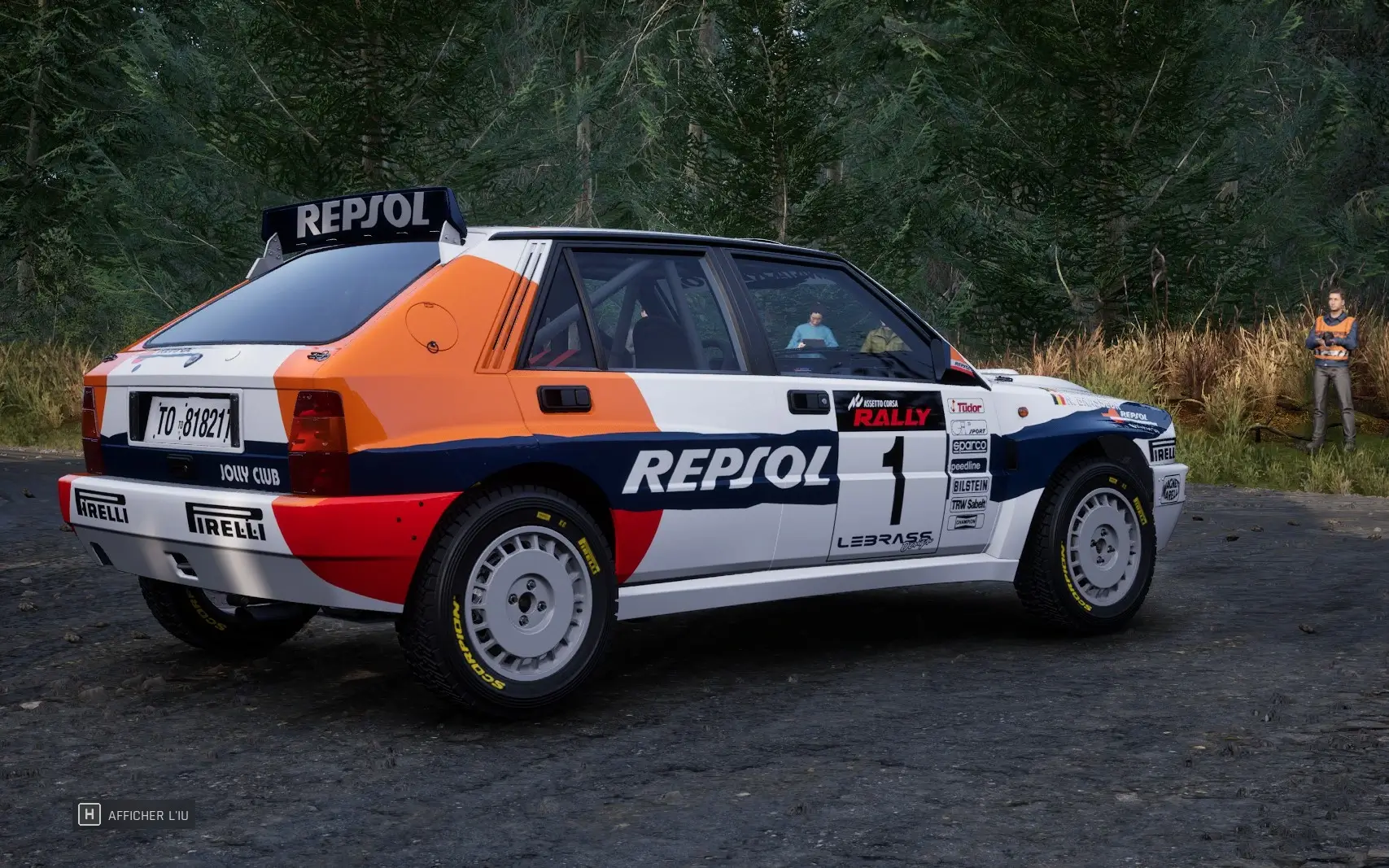 神力科莎：拉力    蓝旗亚HF Integrale 涂装