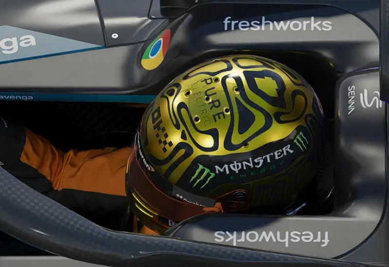 F1 25    兰多诺里斯冠军金色头盔  替换原有头盔_ModFans