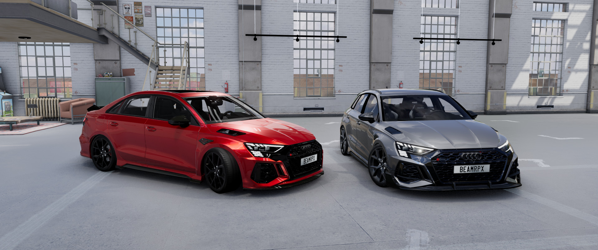 BeamNG.Drive ⚡?奥迪 RS3 8Y 2022 五缸声浪性能版_ModFans