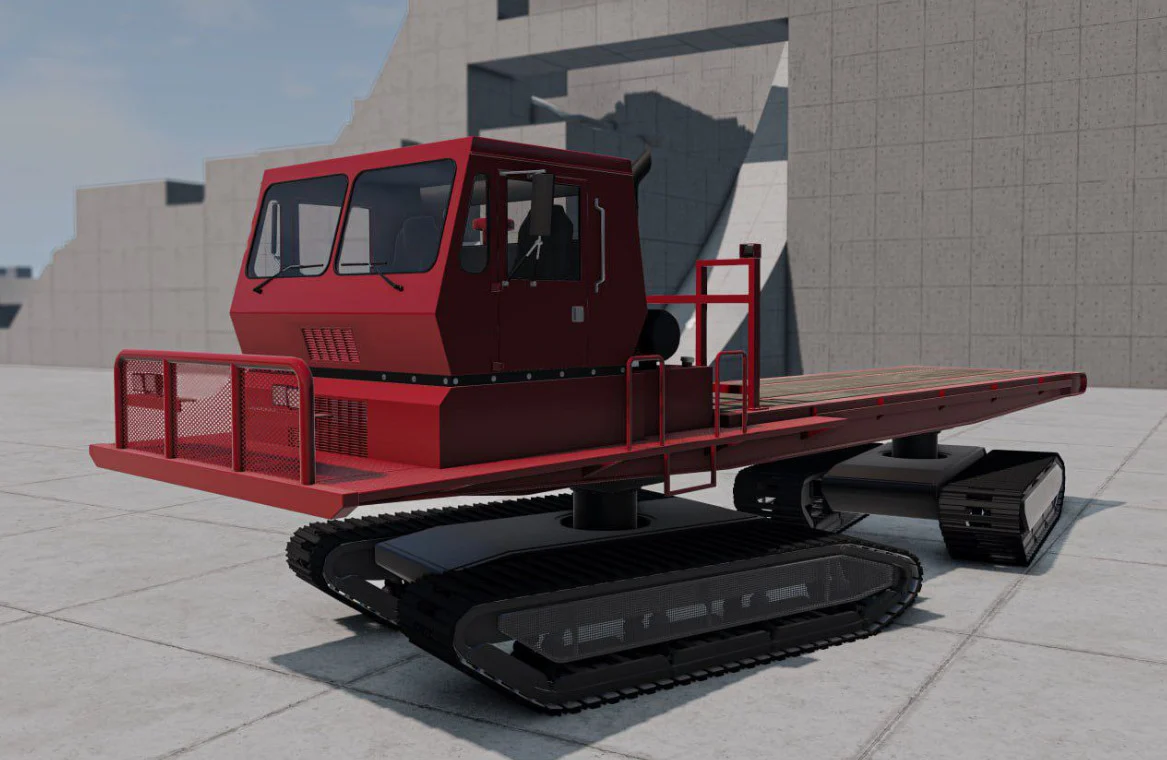 BeamNG.Drive Trackmaster双履带多功能卡车平台_ModFans