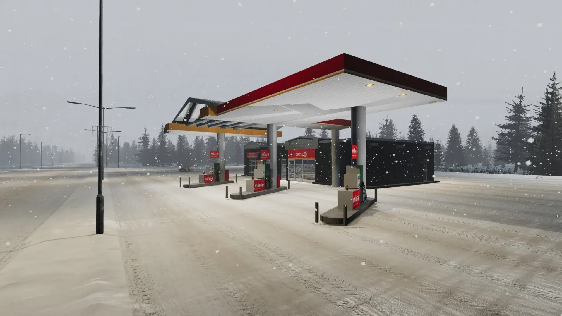 BeamNG.Drive    冬季游乐园地图_ModFans