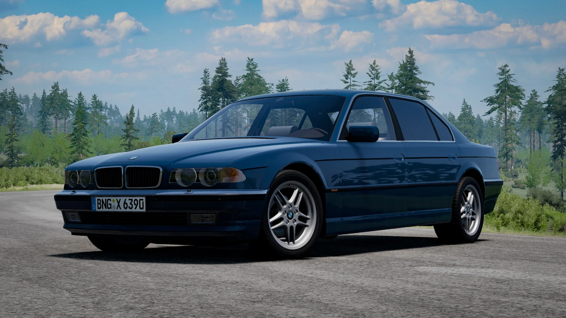 BeamNG.Drive ⚡?宝马 7系 E38 69配置_ModFans