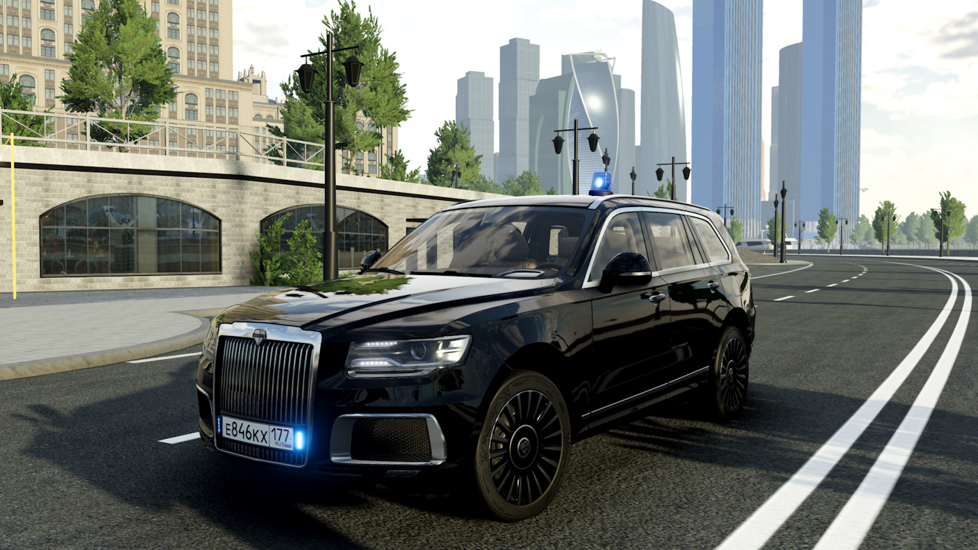 BeamNG.Drive ⚡? Aurus Komendant 俄罗斯顶级行政座驾_ModFans