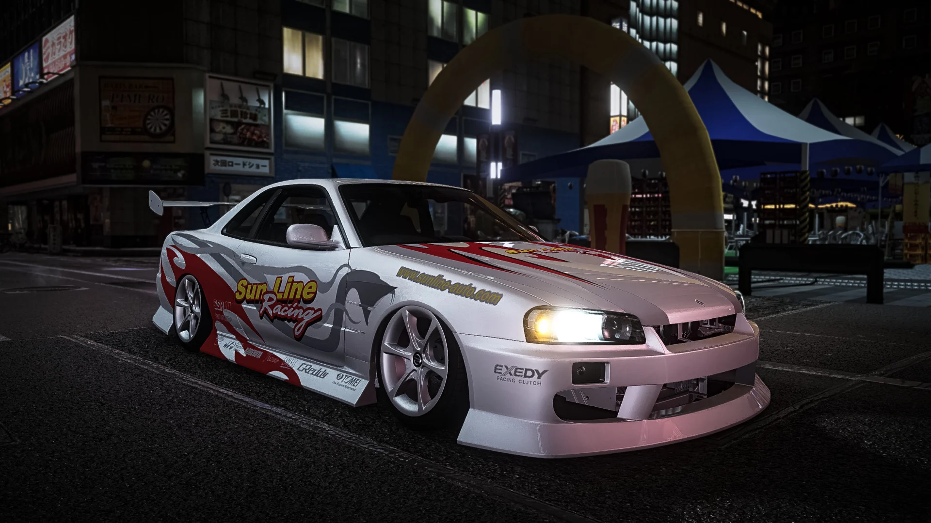 BeamNG.Drive ⚡?日产 Skyline GT-R r34 战神进化论_ModFans