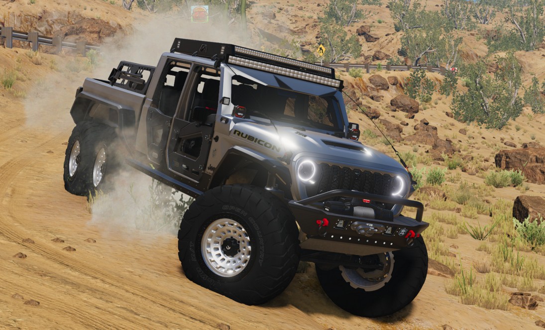 BeamNG.Drive    JEEP 角斗士 顶级越野模组-ModFans