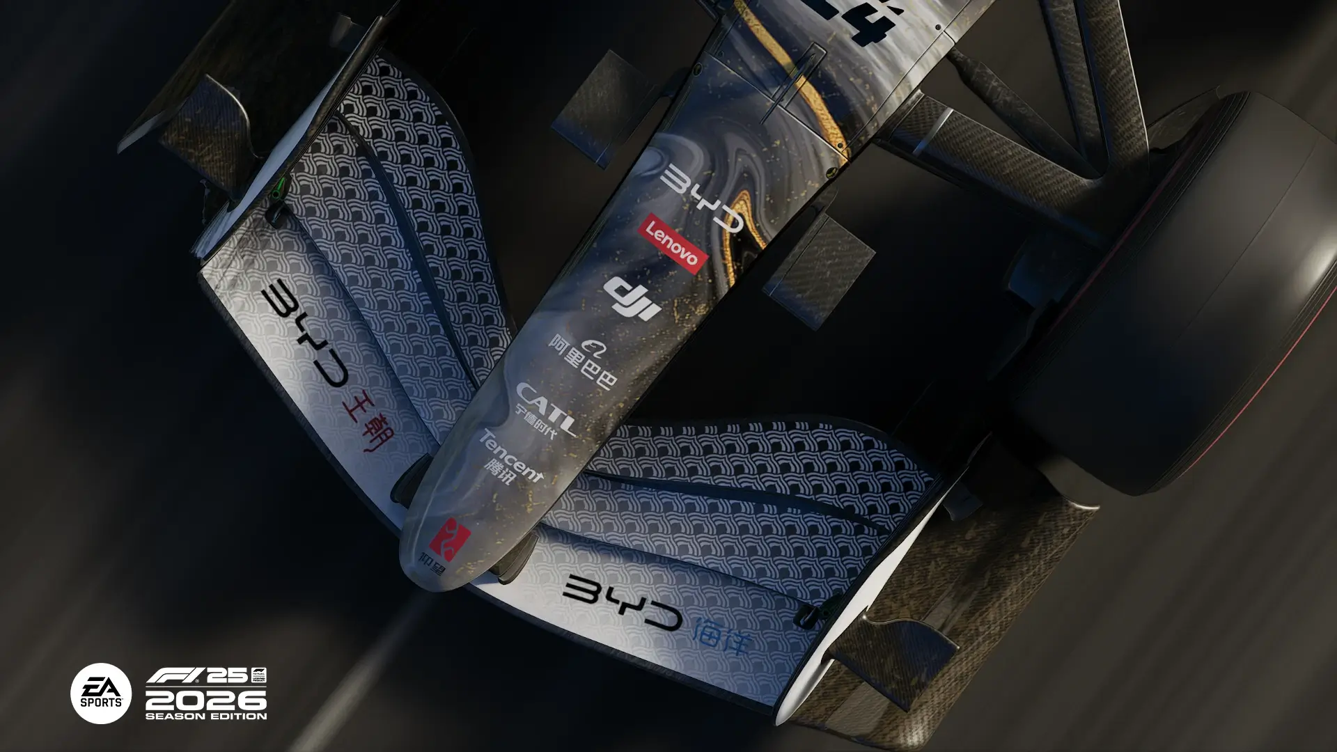 F1 25 比亚迪-仰望F1上海站特别涂装，适用Myteam2026模式-ModFans