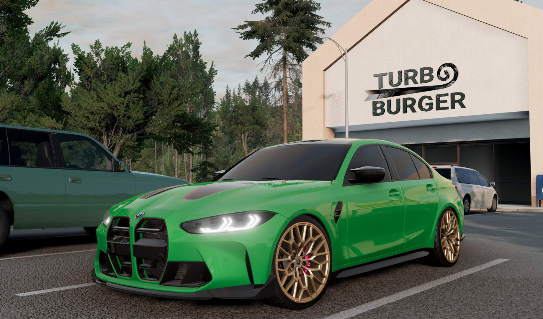 BeamNG.Drive ⚡🚗 宝马 M3 G80 v2.2-ModFans