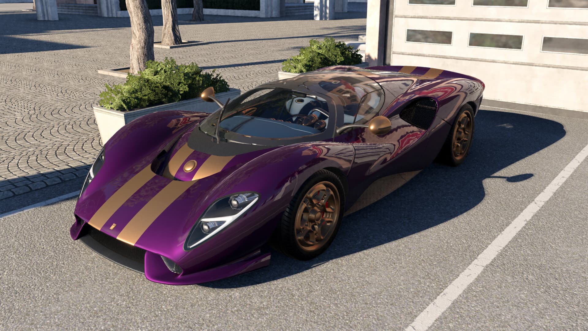 BeamNG.Drive ⚡🚗 De Tomaso P72 意式复古超跑-ModFans