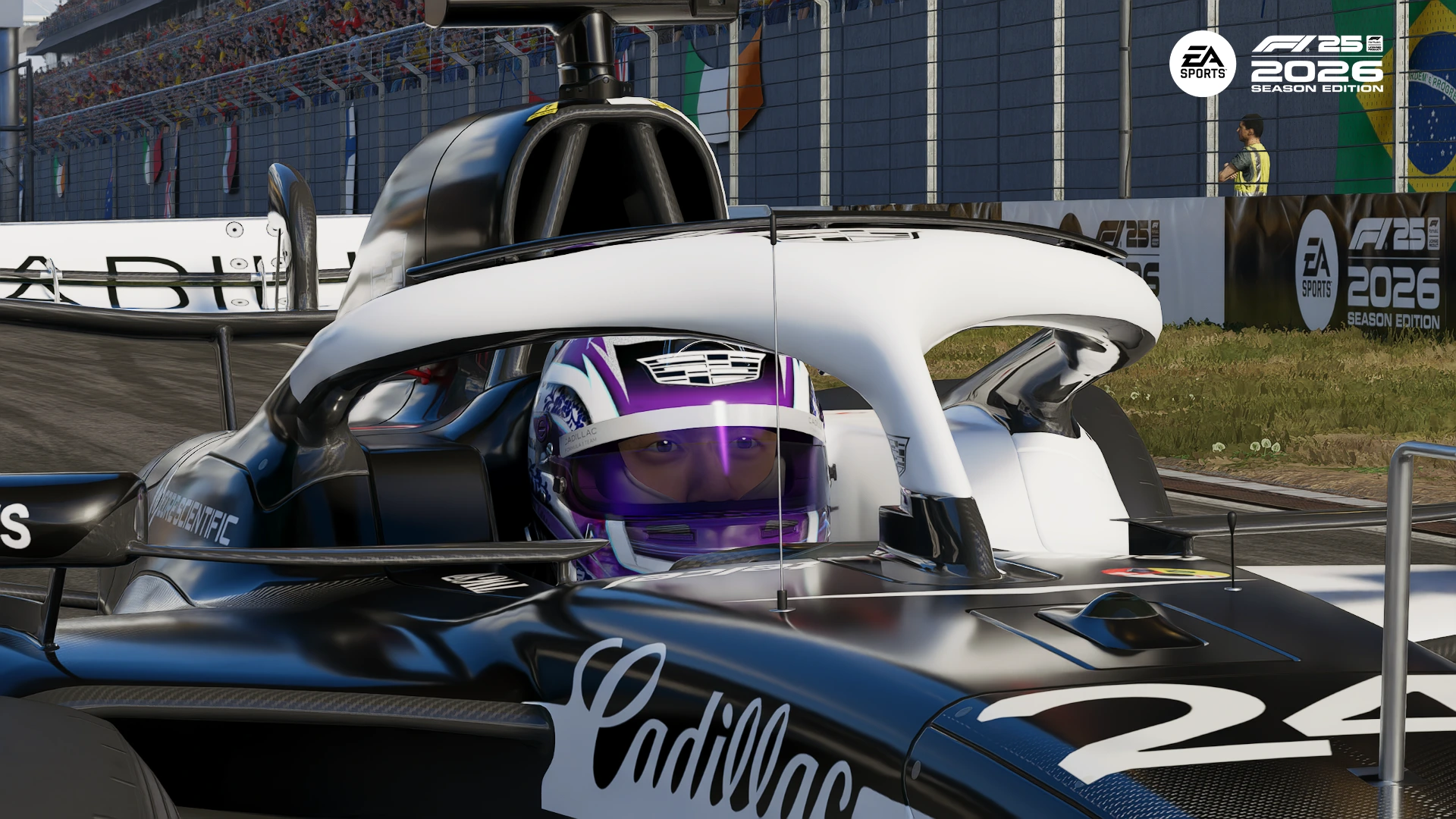 图片[3]-F1 25 周冠宇凯迪拉克26赛季头盔-ModFans