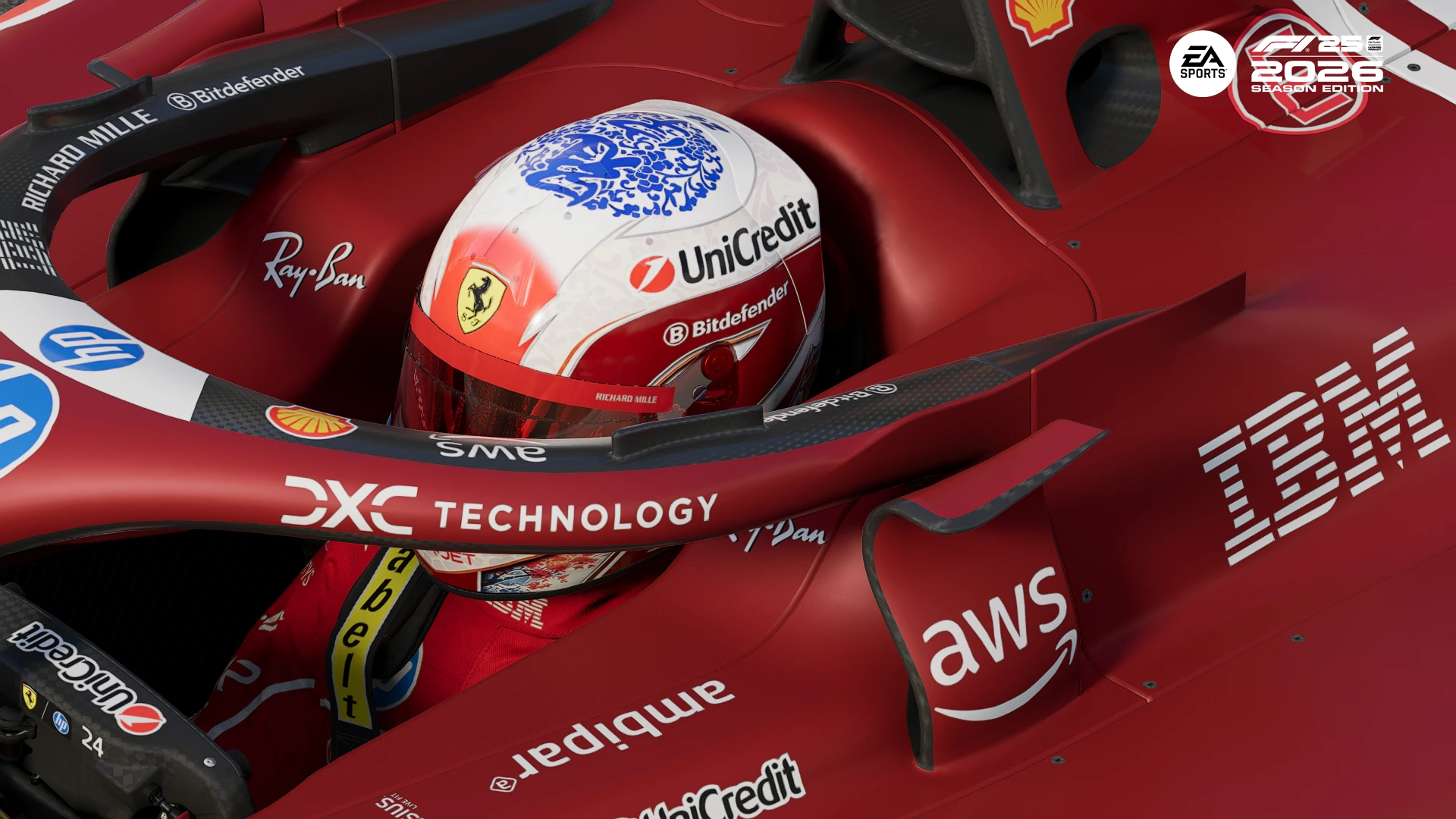 图片[4]-F1 25 周冠宇法拉利25赛季头盔-ModFans